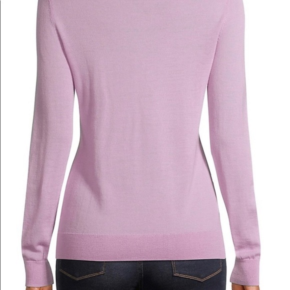 En Thread Merino Wool V-neck Top - Picture 2 of 5